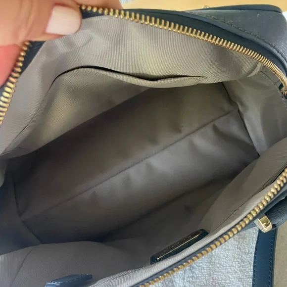 Furla blue leather crossbody satchel bag - Picture 12 of 16